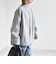 《予約》PURE WOOL ボトルネック コクーン ジップ ミディ コート