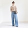 《予約》【WEB限定】〈手洗い可能〉レース ネック ラメ ケーブル Vネック ニット