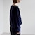 《予約》〈手洗い可能〉ブークレ ニット ノーカラー ジャケット カーディガン