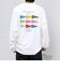 SNOOPY コラボ ヴィンテージライク ペナント グラフィック プリント Tシャツ(ロンT)◆