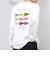 SNOOPY コラボ ヴィンテージライク ペナント グラフィック プリント Tシャツ(ロンT)◆