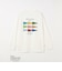 SNOOPY コラボ ヴィンテージライク ペナント グラフィック プリント Tシャツ(ロンT)◆