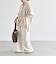 《予約》〈手洗い可能〉ミルドカルゼ バンドカラー オーバー ワイド シャツ