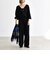 《予約》〈手洗い可能〉Vネック ニット オールインワン