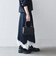 《予約》〈洗濯機可能〉サテン ヘム レース スカート