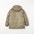 〈撥水/防風〉PERTEX(R) × PRIMALOFT(R) フード 中綿 ジャケット◆