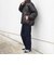 〈撥水/防風〉PERTEX(R) × PRIMALOFT(R) スタンドカラー ショート 中綿 ジャケット◆