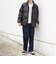 〈撥水/防風〉PERTEX(R) × PRIMALOFT(R) スタンドカラー ショート 中綿 ジャケット◆