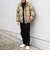 〈撥水/防風〉PERTEX(R) × PRIMALOFT(R) スタンドカラー ショート 中綿 ジャケット◆