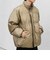 〈撥水/防風〉PERTEX(R) × PRIMALOFT(R) スタンドカラー ショート 中綿 ジャケット◆