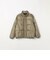 〈撥水/防風〉PERTEX(R) × PRIMALOFT(R) スタンドカラー ショート 中綿 ジャケット◆