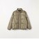 〈撥水/防風〉PERTEX(R) × PRIMALOFT(R) スタンドカラー ショート 中綿 ジャケット◆