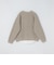 【WEB限定】レイヤード ヘンリーネック ロングスリーブ ニット