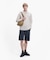 長袖 リブ メランジカラ-ポロシャツ L1313 （杢・長袖)