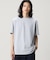 アウトラインクロッククルーネック半袖Tシャツ