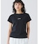 コンパクトブランドネームロゴ半袖Tシャツ