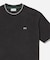 配色リブニットインディゴ鹿の子 半袖Tシャツ