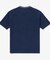 配色リブニットインディゴ鹿の子 半袖Tシャツ