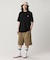 ヘビーウェイト オーバーサイズバックプリントベーシック半袖Tシャツ