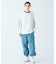 ヘビーウェイト スリーブプリント ロングリブスリーブTシャツ