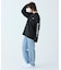 ヘビーウェイト スリーブプリント ロングリブスリーブTシャツ