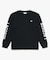 ヘビーウェイト スリーブプリント ロングリブスリーブTシャツ