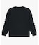 ヘビーウェイト スリーブプリント ロングリブスリーブTシャツ