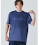グラデーション ステンシルブランドネームロゴTシャツ