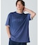 グラデーション ステンシルブランドネームロゴTシャツ