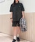 L.12.12アレンジ ガゼット付き鹿の子地 半袖Tシャツ