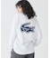 【オンライン限定】LACOSTE オーバーサイズ バックプリント ロングスリーブTシャツ