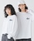 【オンライン限定】LACOSTE オーバーサイズ バックプリント ロングスリーブTシャツ