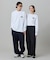 【オンライン限定】LACOSTE オーバーサイズ バックプリント ロングスリーブTシャツ