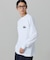 【オンライン限定】LACOSTE オーバーサイズ バックプリント ロングスリーブTシャツ