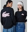 【オンライン限定】LACOSTE オーバーサイズ バックプリント ロングスリーブTシャツ