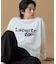【オンライン限定】LACOSTE 鹿の子オーバーサイズプリント ロングスリーブTシャツ