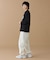 【オンライン限定】LACOSTE 鹿の子オーバーサイズプリント ロングスリーブTシャツ
