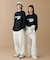 【オンライン限定】LACOSTE 鹿の子オーバーサイズプリント ロングスリーブTシャツ