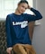 【オンライン限定】LACOSTE 鹿の子オーバーサイズプリント ロングスリーブTシャツ