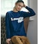 【オンライン限定】LACOSTE 鹿の子オーバーサイズプリント ロングスリーブTシャツ