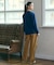 【オンライン限定】LACOSTE 鹿の子オーバーサイズプリント ロングスリーブTシャツ
