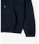 ダブルフェイスルーズフィットフーディー メランジ プルオーバーパーカー