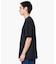 インディゴ鹿の子地 モノグラム半袖Tシャツ