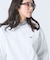 クロップド丈 バルーンスリーブ ギャザー ロングスリーブTシャツ