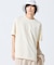二層構造 消臭 速乾 UVカット ワンポイント アウトラインロゴクルーネック半袖Tシャツ