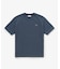 二層構造 消臭 速乾 UVカット ワンポイント アウトラインロゴクルーネック半袖Tシャツ