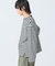 スクエアネックボーダー長袖Tシャツ