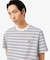 ボーダーコットンTシャツ