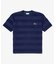 オーバーサイズ パイル地切り替え同色ボーダーTシャツ