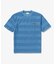 オーバーサイズ パイル地切り替え同色ボーダーTシャツ